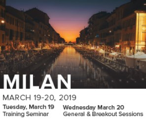 USER MEETING 2019 - MILANO